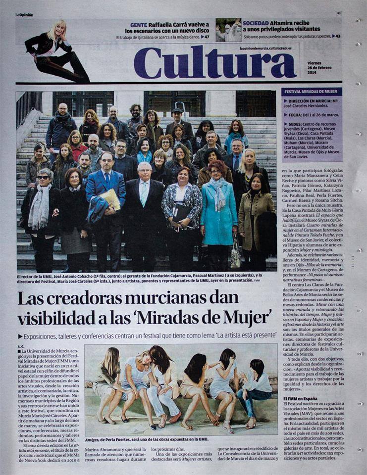 Maria Manzanera y creadoras Murcianas